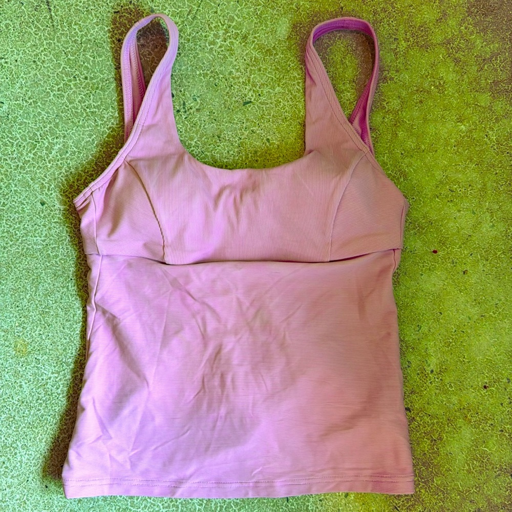 Prana XS pink tankini swimsuit top